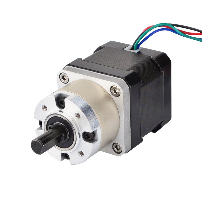 STEPPERONLINE 5:1 Planetary Gearbox Nema 17 Stepper Motor 1.68A for DIY CNC Robot 3D Printer - Image 1